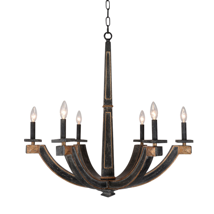 Terracotta Designs H8202-6 Six Light Chandelier