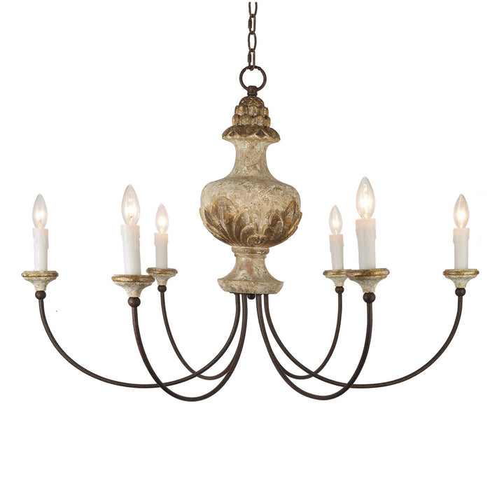 Terracotta Designs H8224-6 Six Light Chandelier