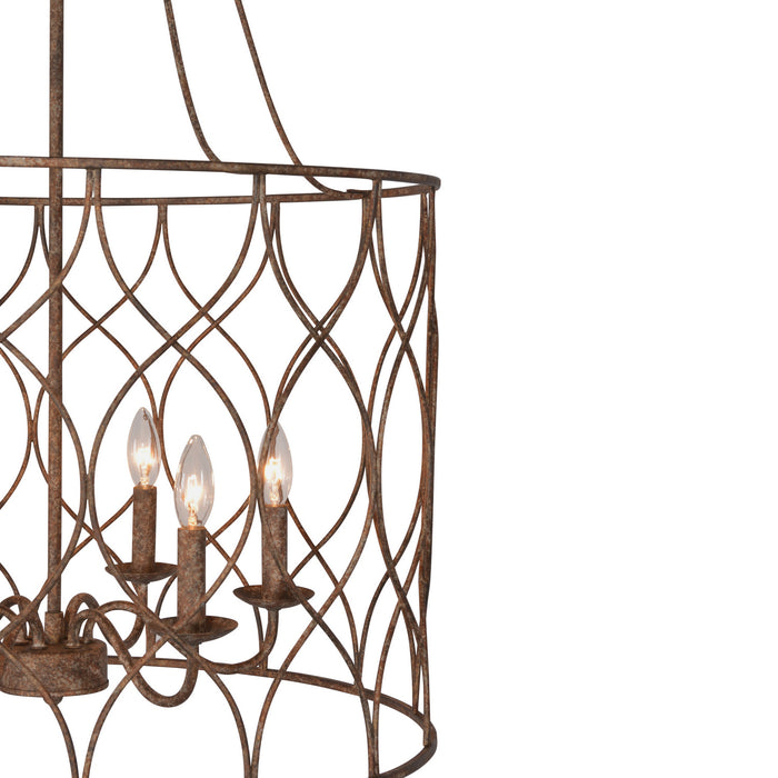 Terracotta Designs H9103V-6 Six Light Chandelier