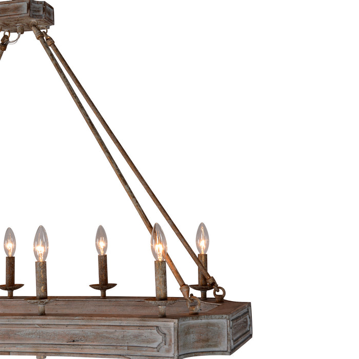 Terracotta Designs H9104-8 Eight Light Chandelier
