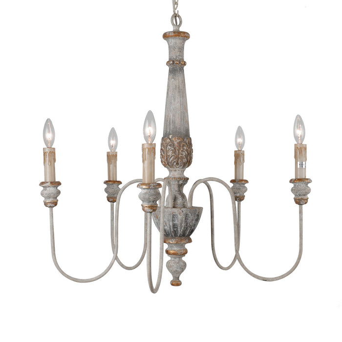 Terracotta Designs H9110-5 Five Light Chandelier