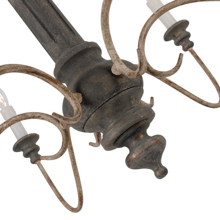 Terracotta Designs H9111-6 Six Light Chandelier