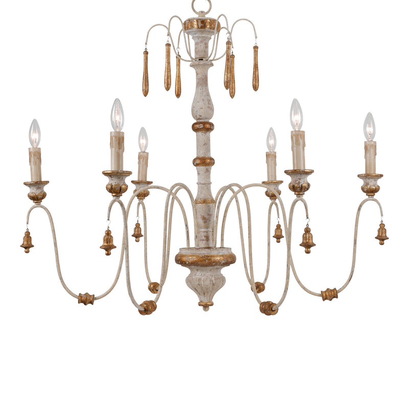 Terracotta Designs H9112-6 Six Light Chandelier