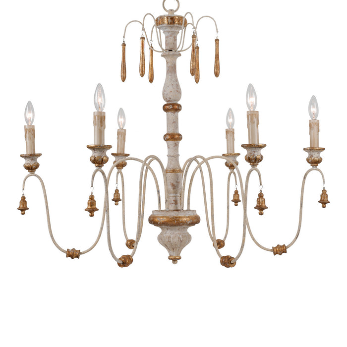 Terracotta Designs H9112-6 Six Light Chandelier