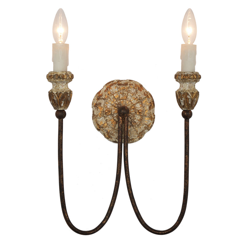 Terracotta Designs W8250-2 Two Light Wall Sconce