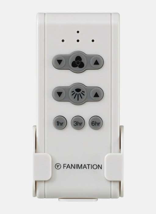Fanimation CR500 Remote Control, Gray White/Black