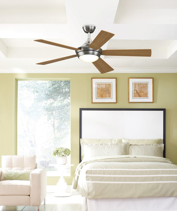 Fanimation FP8062BBN 52" Ceiling Fan, Brushed Nickel