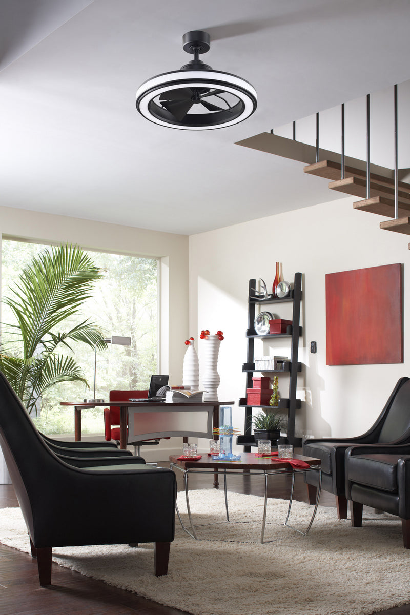 Fanimation FP8404BL 16" Ceiling Fan, Black
