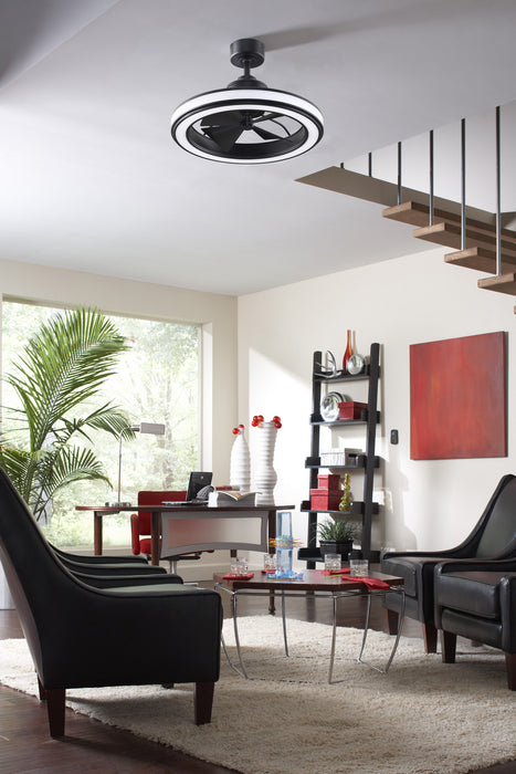 Fanimation FP8404BL 16" Ceiling Fan, Black