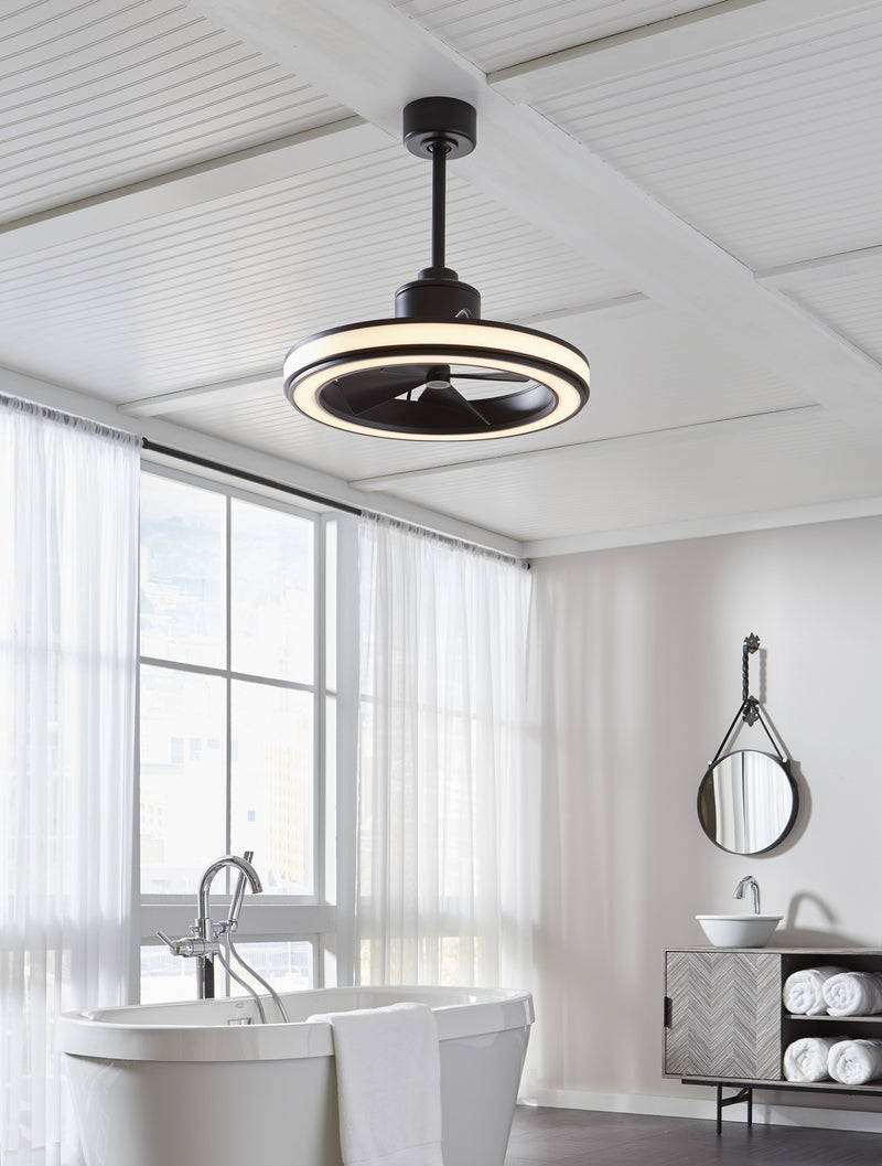 Fanimation FP8404BL 16" Ceiling Fan, Black