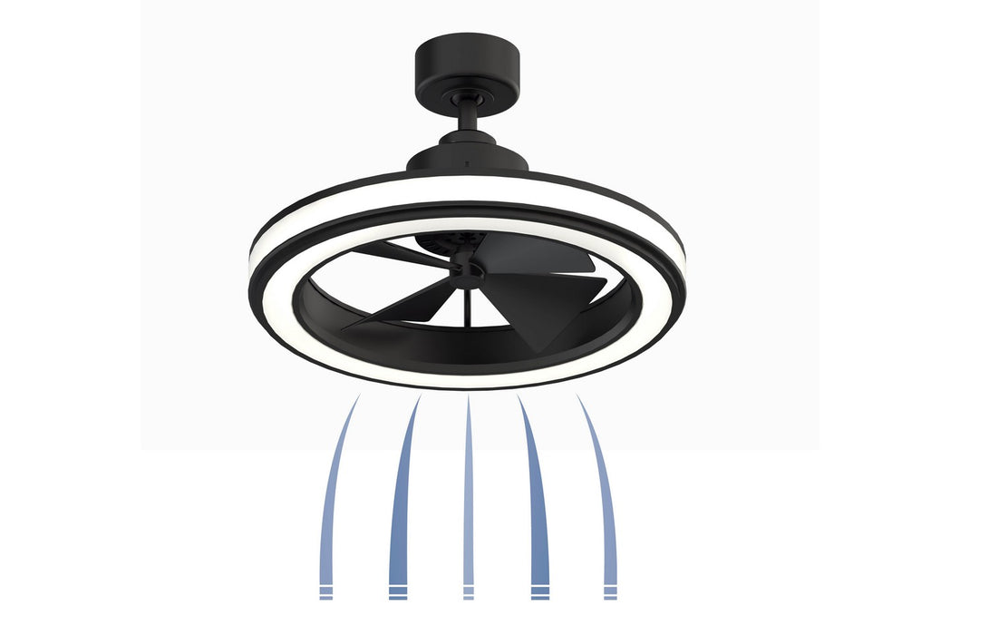 Fanimation FP8404BL 16" Ceiling Fan, Black