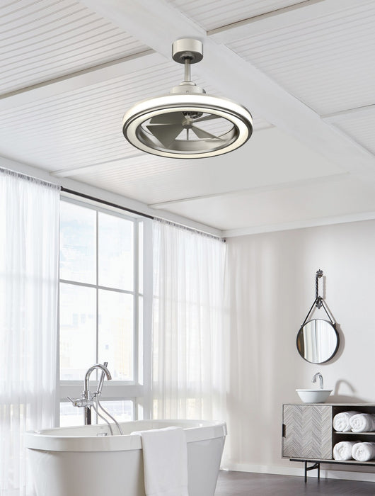 Fanimation FP8404BN 16" Ceiling Fan, Brushed Nickel