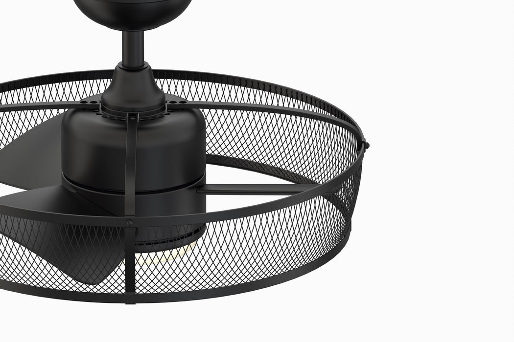 Fanimation FP8519BL 20" Ceiling Fan, Black