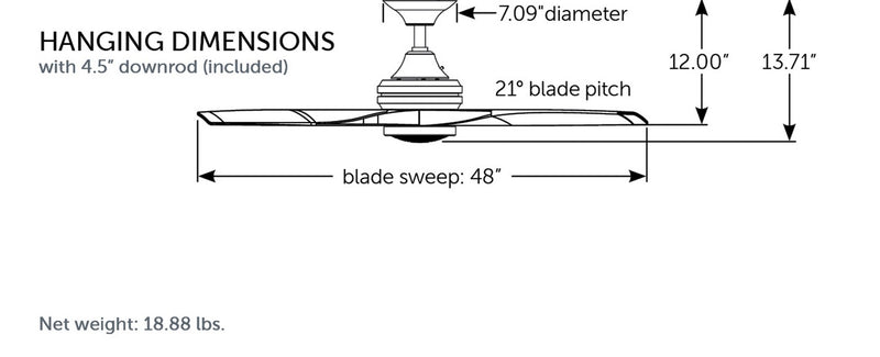 Fanimation MA6721BBL Motor, Black