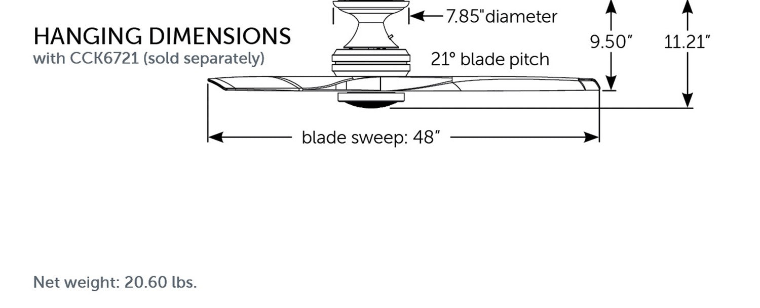 Fanimation MA6721BGZ Motor, Galvanized