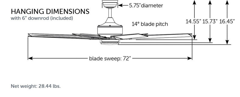 Fanimation MAD7912BGR Motor, Matte Greige
