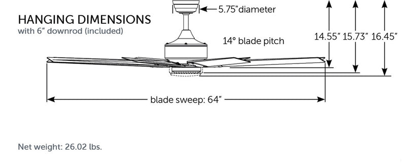 Fanimation MAD7912BGZ Motor, Galvanized