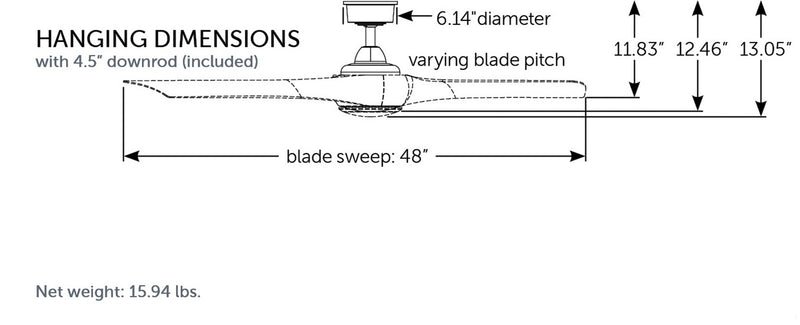 Fanimation MAD8530MW Motor, Matte Whie