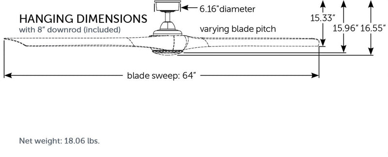 Fanimation MAD8531DZ Motor, Dark Bronze