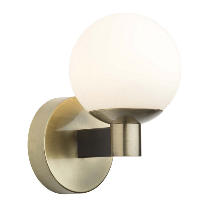 Artcraft AC7091VB LED Wall Sconce, Matte Black & Brass