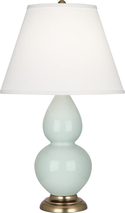 Robert Abbey 1786X One Light Accent Lamp, Celadon Glazed Ceramic w/Antique Natural Brassed