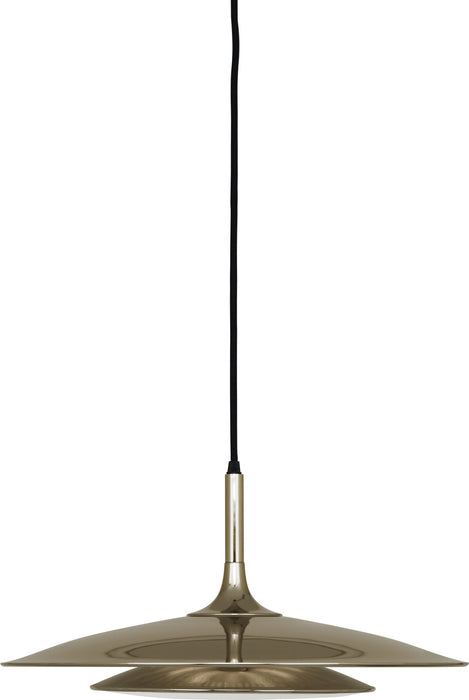 Robert Abbey 3390 Three Light Pendant, Polished Gold