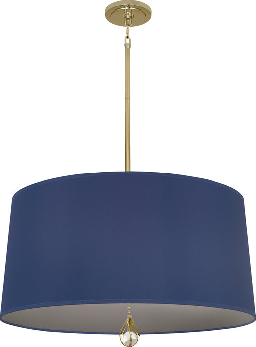 Robert Abbey BN328 Three Light Pendant, Modern Brass