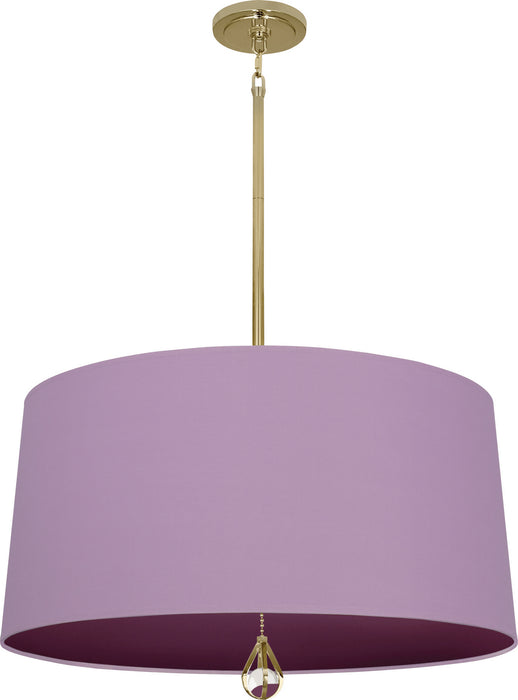 Robert Abbey BN335 Three Light Pendant, Modern Brass