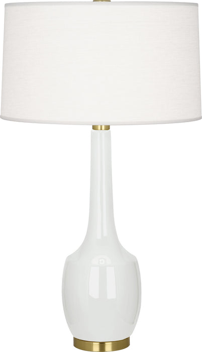 Robert Abbey LY701 One Light Table Lamp, Lily Glazed Ceramic