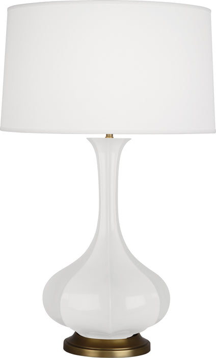 Robert Abbey LY994 One Light Table Lamp, Lily Glazed Ceramic