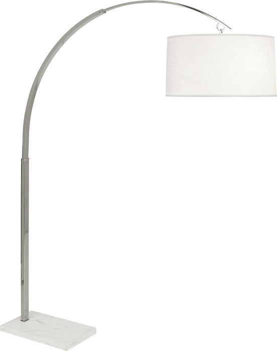 Robert Abbey S2287 Two Light Floor Lamp, Polished Nickel