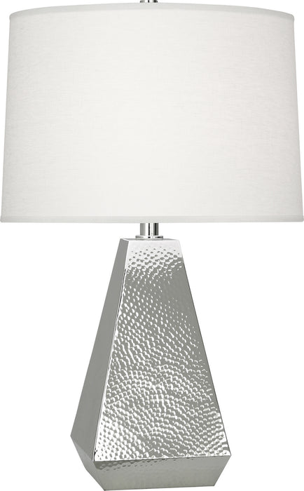 Robert Abbey S9872 One Light Table Lamp, Polished Nickel