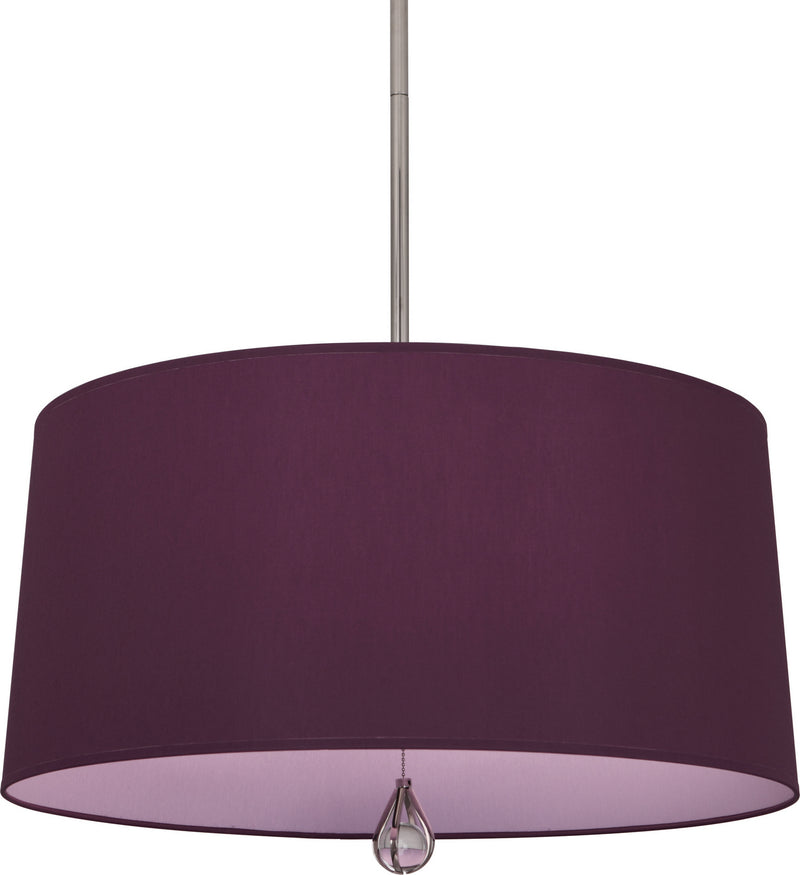 Robert Abbey WB334 Three Light Pendant, Polished Nickel