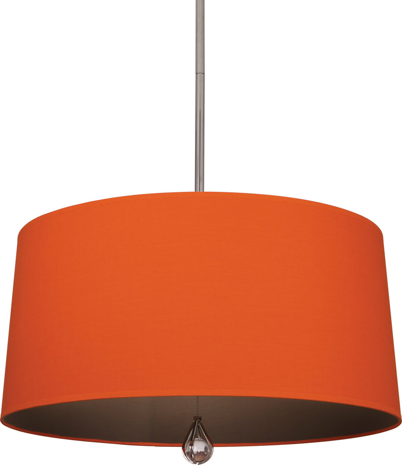 Robert Abbey WB337 Three Light Pendant, Polished Nickel