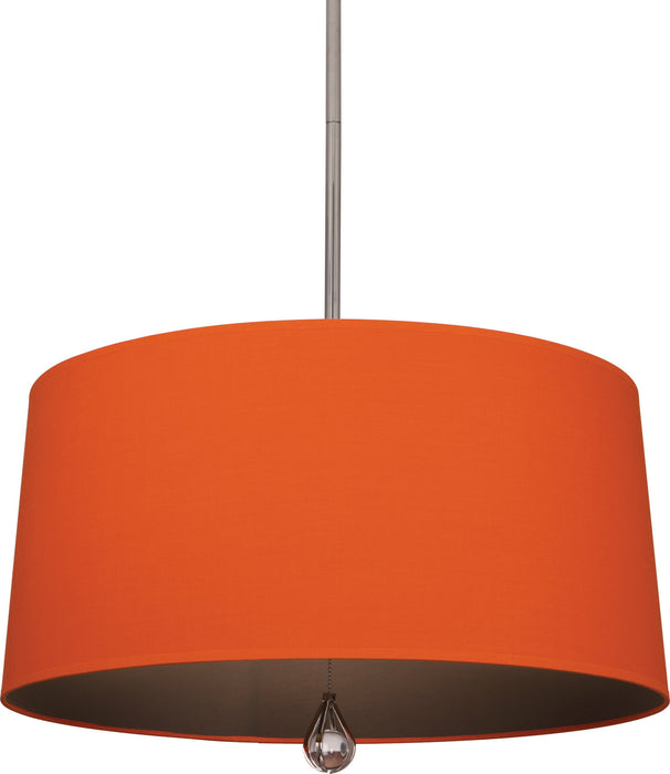 Robert Abbey WB337 Three Light Pendant, Polished Nickel