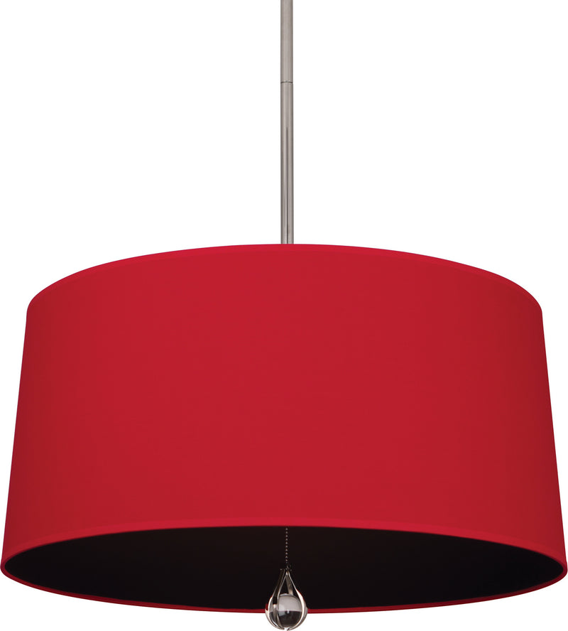 Robert Abbey WB338 Three Light Pendant, Polished Nickel