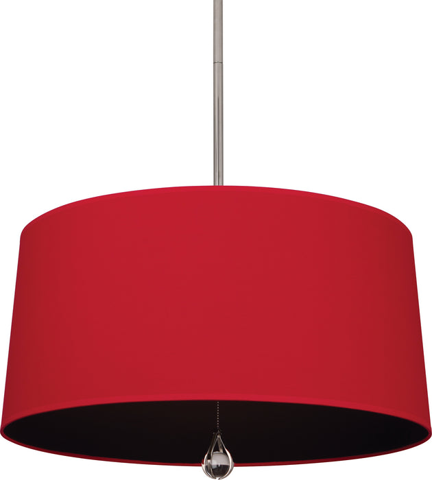 Robert Abbey WB338 Three Light Pendant, Polished Nickel