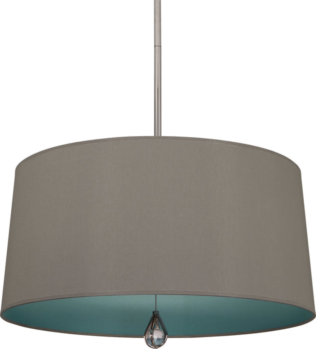 Robert Abbey WB331 Three Light Pendant, Polished Nickel