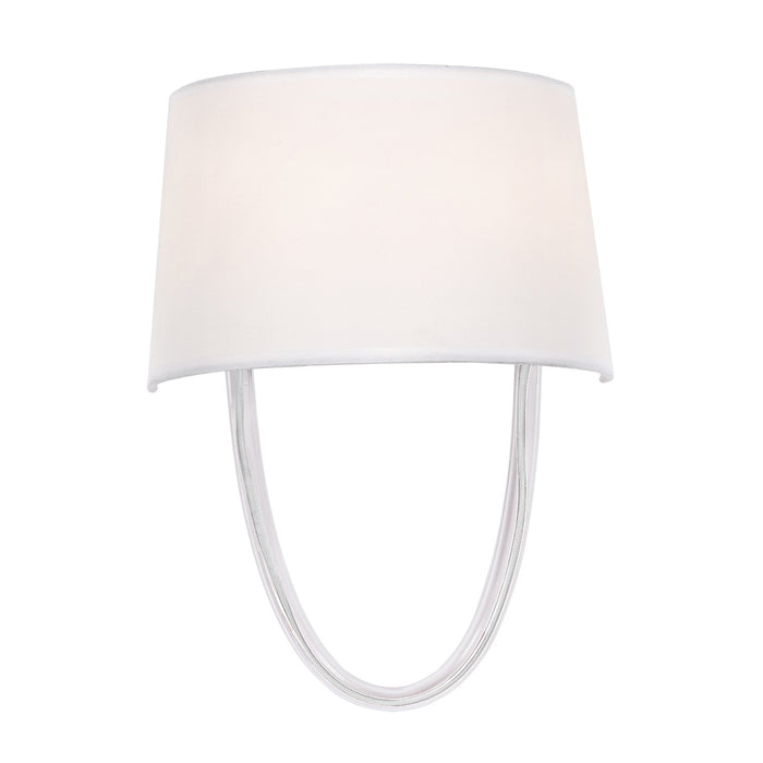 Crystorama 9902-CLEAR Two Light Wall Sconce, Polished Chrome