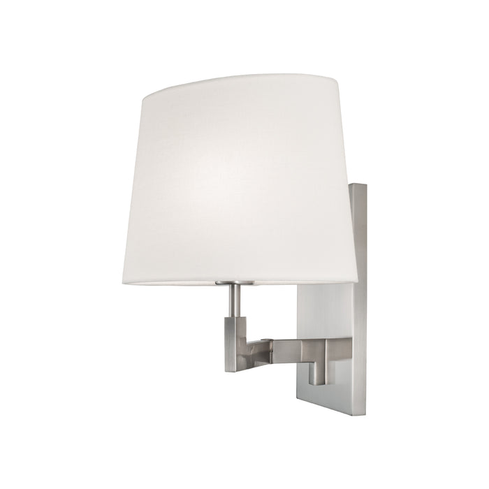 Norwell Lighting 8240-BN-WS One Light Wall Sconce, Brush Nickel