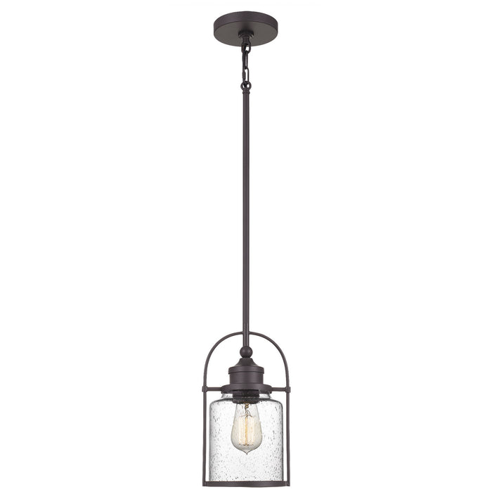 Quoizel QPP2781WT One Light Mini Pendant, Western Bronze