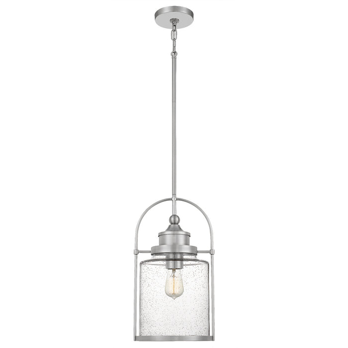 Quoizel QPP2782BN One Light Mini Pendant, Brushed Nickel