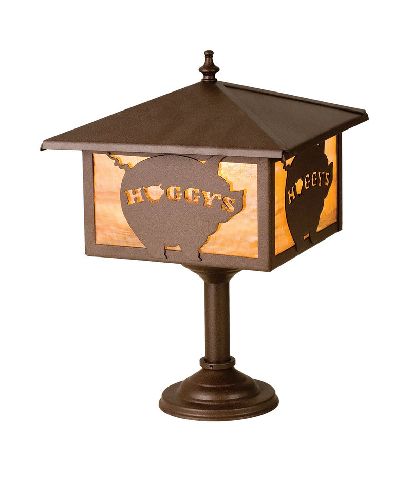 Meyda Tiffany 19410 One Light Bar Mount Lantern, Caf Noir