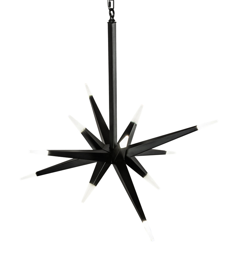 Meyda Tiffany 210474 12 Light Pendant, Solar Black