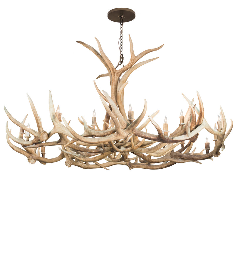 Meyda Tiffany 212267 18 Light Chandelier, Antique Copper