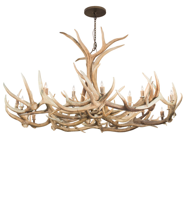 Meyda Tiffany 212267 18 Light Chandelier, Antique Copper