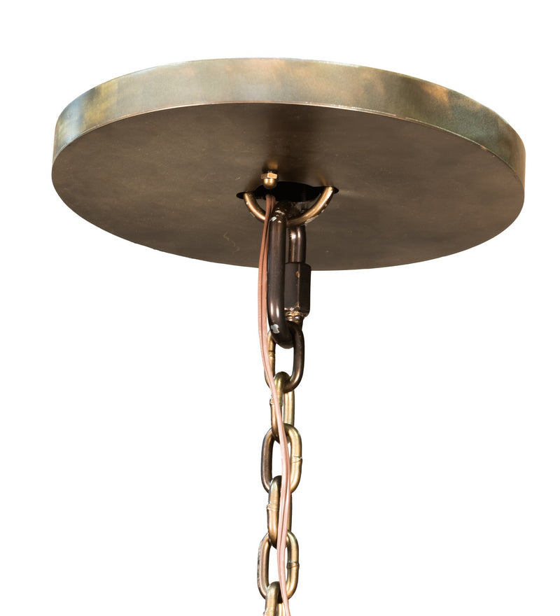 Meyda Tiffany 212269 12 Light Chandelier, Mahogany Bronze