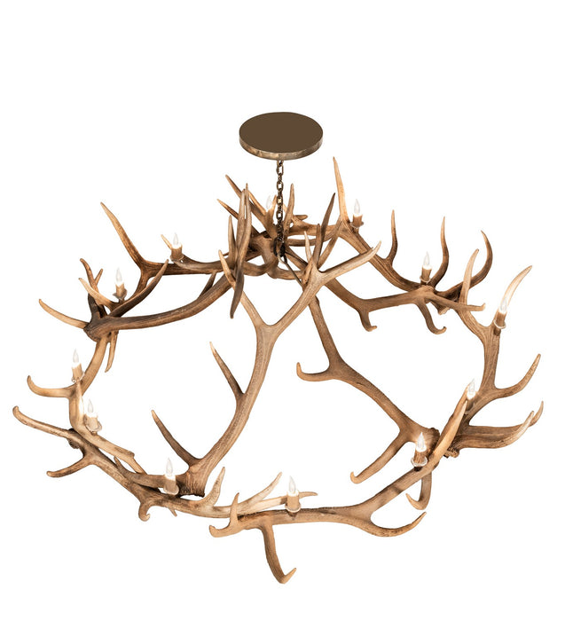 Meyda Tiffany 212271 12 Light Chandelier, Antique Copper
