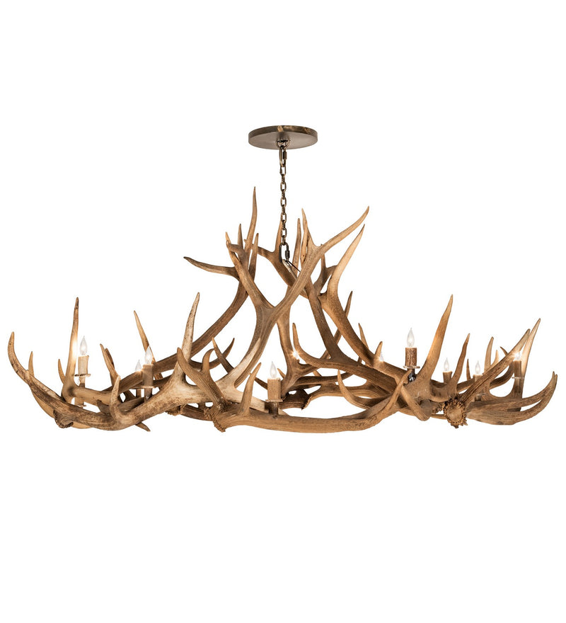 Meyda Tiffany 212271 12 Light Chandelier, Antique Copper