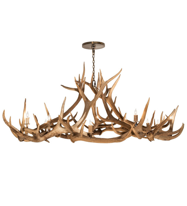 Meyda Tiffany 212271 12 Light Chandelier, Antique Copper